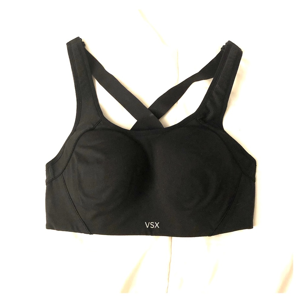 Black Victoria Secret sports bra